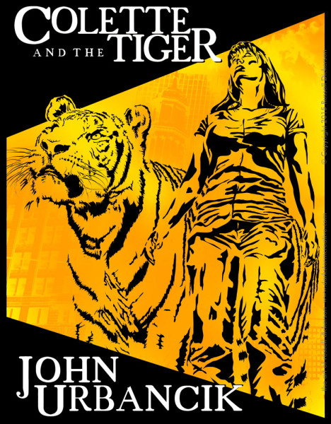 Cover design, Colette and the Tiger, art of russell dickerson
