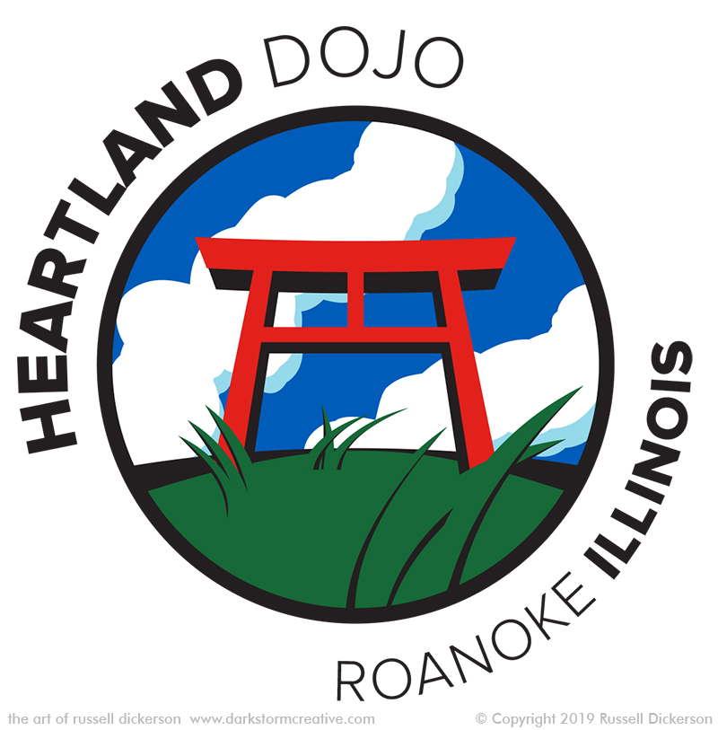 Heartland Dojo Round Icon/Logo Design