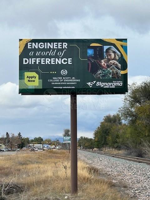 Advertising/Signage Design: CSU Undergraduate Billboard Advertising/Signage Design: CSU Undergraduate Billboard