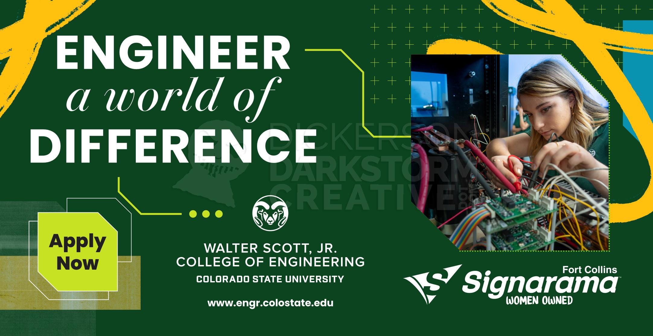 Advertising/Signage Design: CSU Undergraduate Billboard