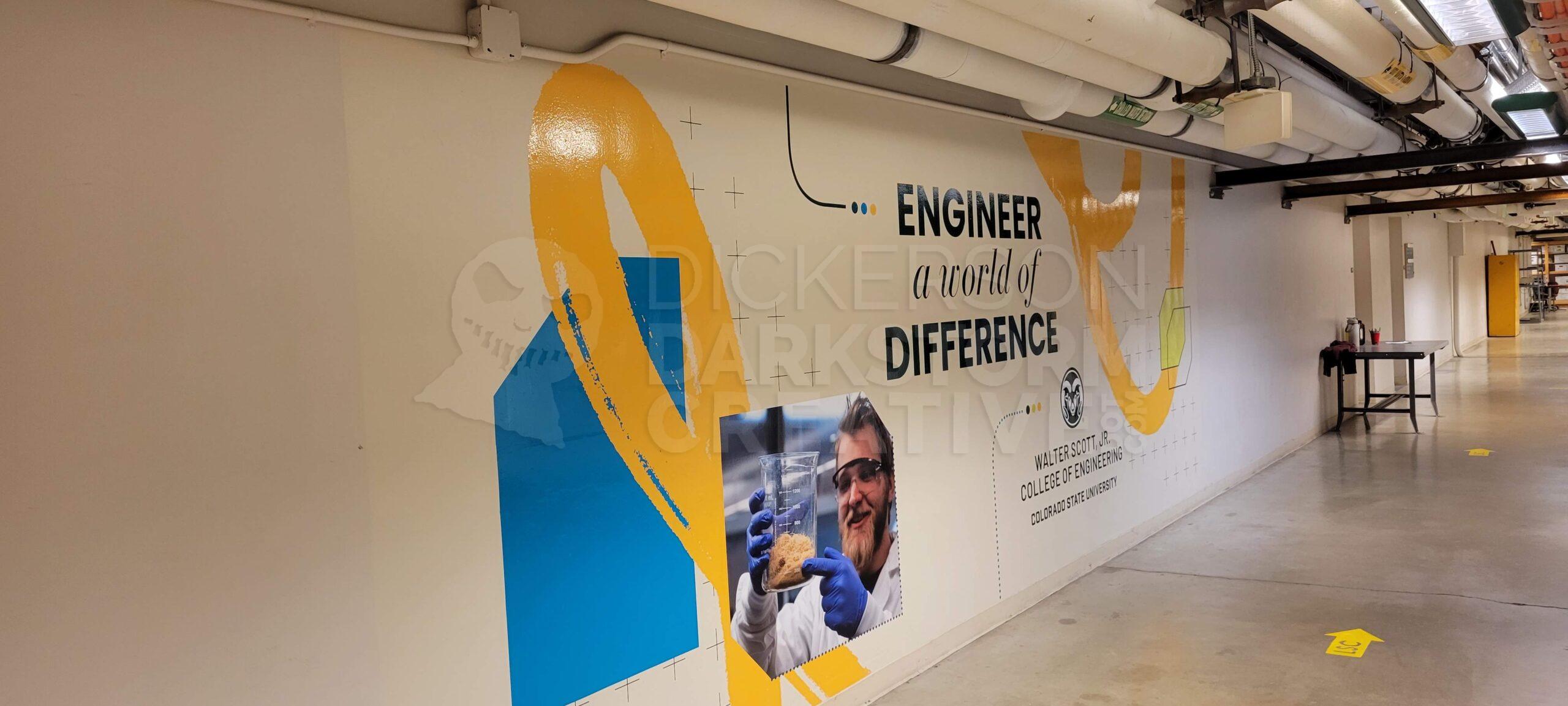 Large Mural Design: CSU Engineering Building Large Mural Design: CSU Engineering Building