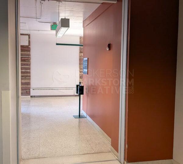 Engr Bldg before painting and murals