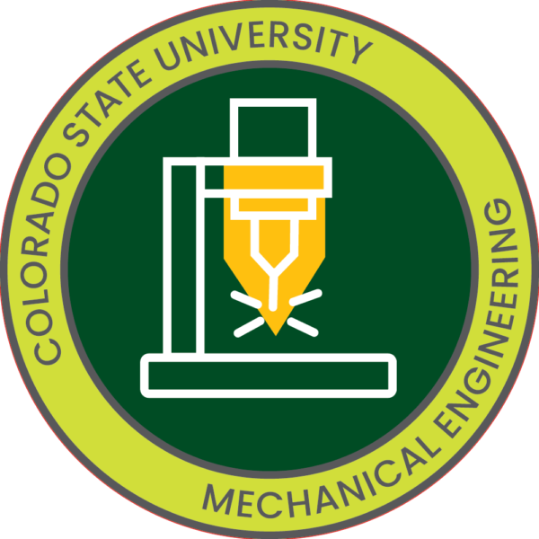 CSU Engineering enamel pin design