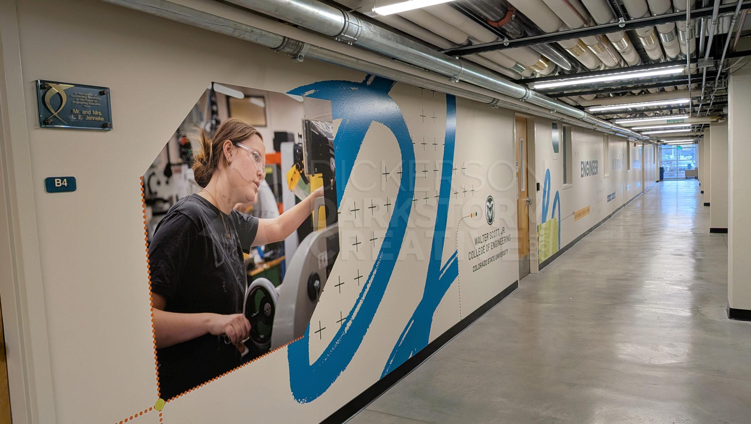 Large Mural Design: CSU Engineering Building 2026 Basement