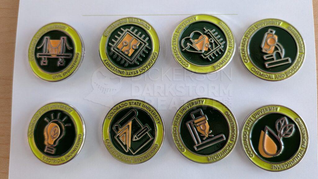 photo of enamel pins
