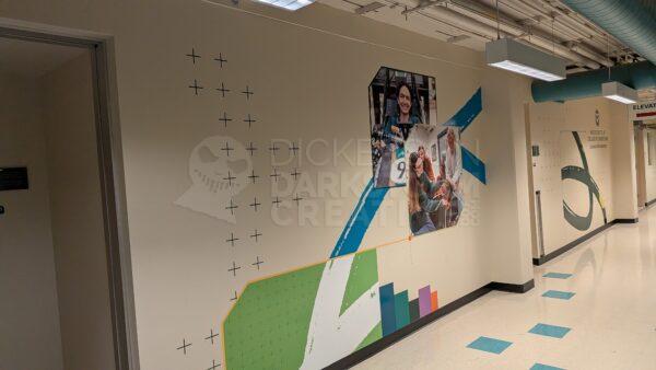 photo of murals on the CSU Engineering first floor