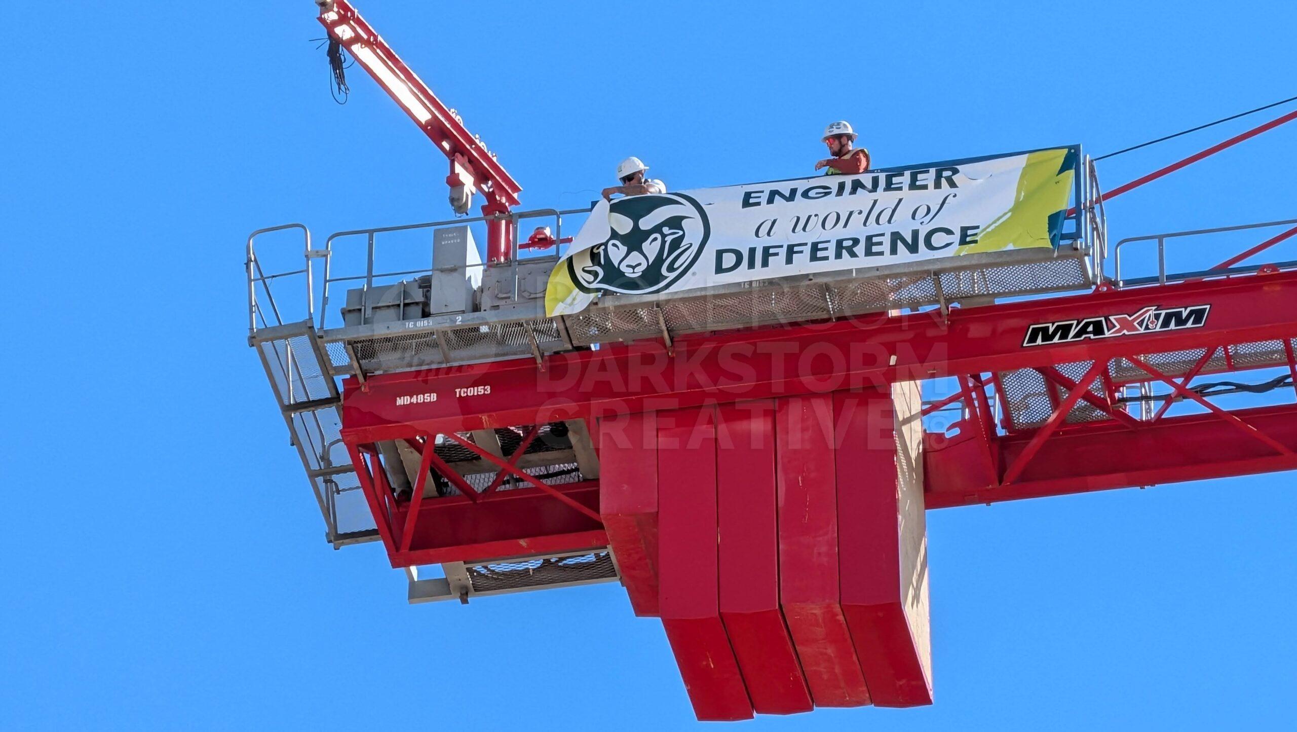 Large Banner: Construction Crane