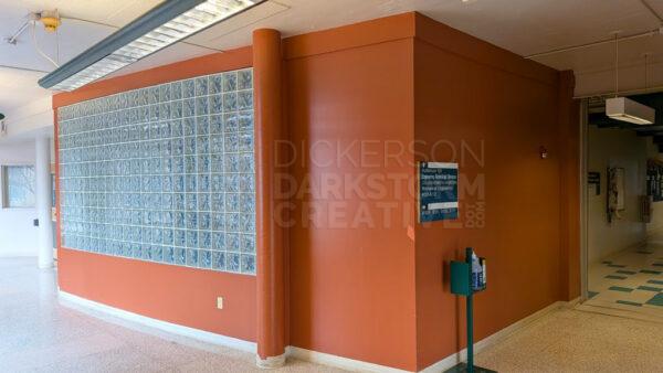 Engr Bldg before painting and murals